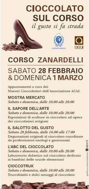 Cioccolato sul Corso 2015 a Brescia