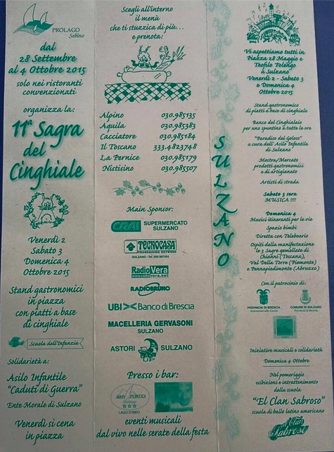 11 Sagra del Cinghiale a Sulzano