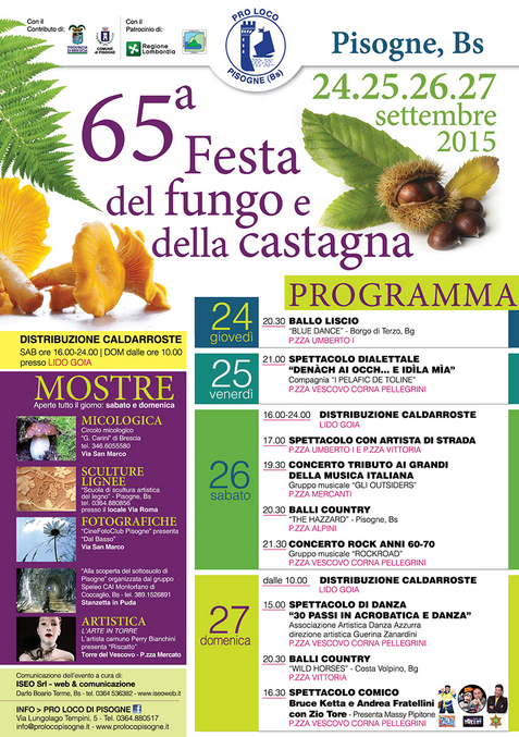 65 Festa del Fungo e della Castagna a Pisogne