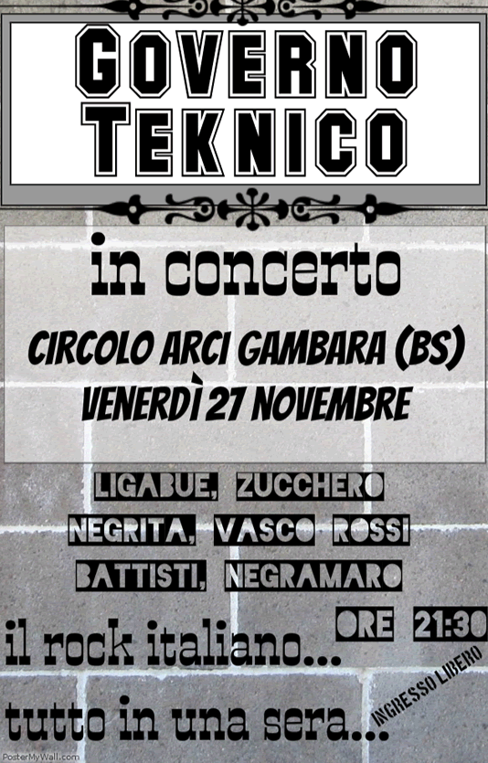 Governo Teknico in Concerto a Gambara