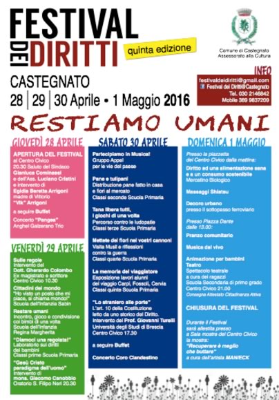 Festival dei Diritti a Castegnato 