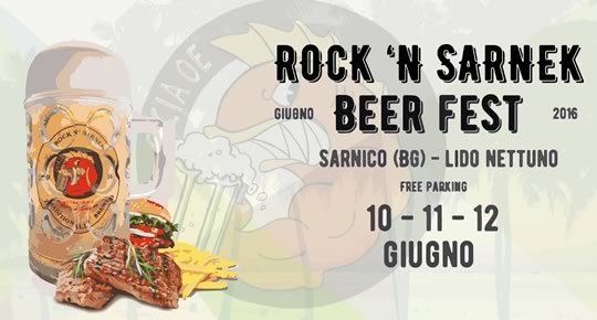 Rock'n Sarnek Beer Fest a Sarnico BG