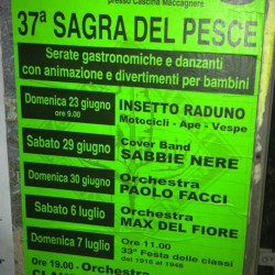 sagra del pesce di Seniga