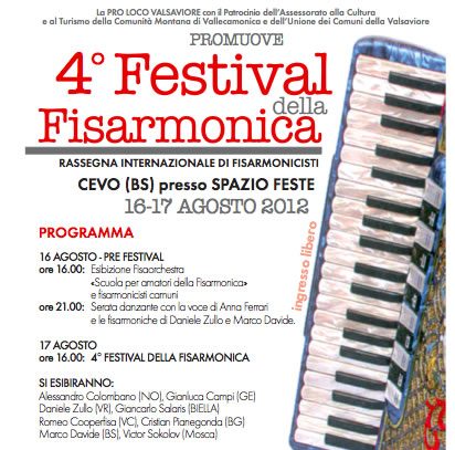 festival della fisarmonica a Cevo