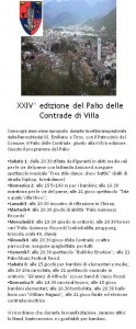 Palio delle contrade a Villa Carcina