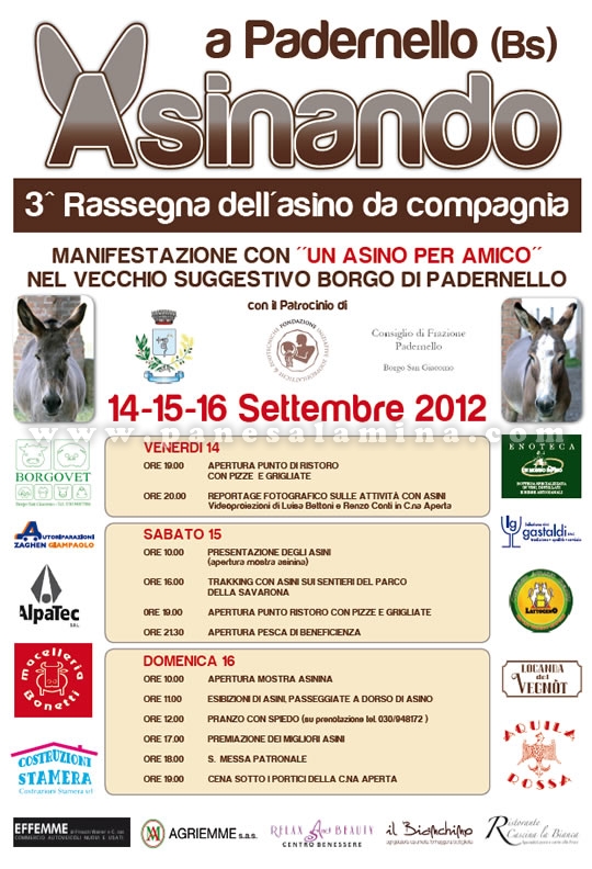 asinando a Padernello asinando a Padernello