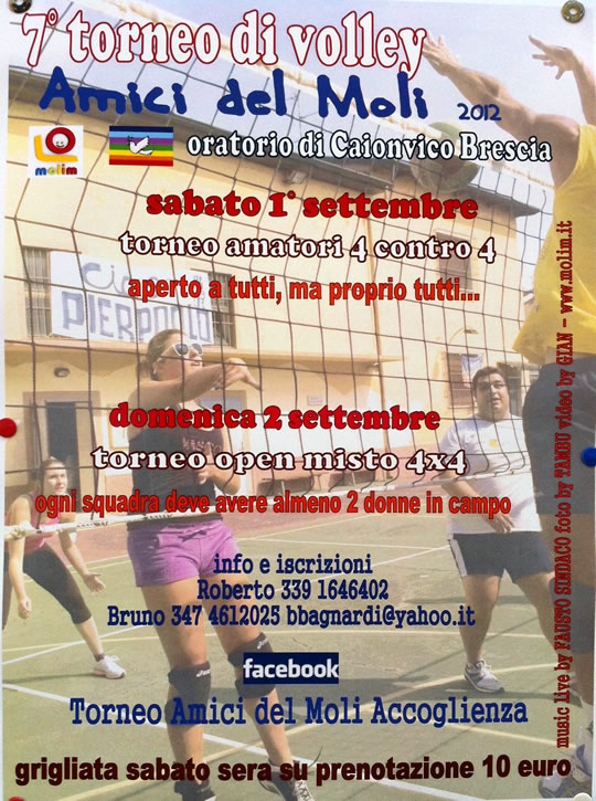 torneo di volley a Caionvico torneo di volley a Caionvico