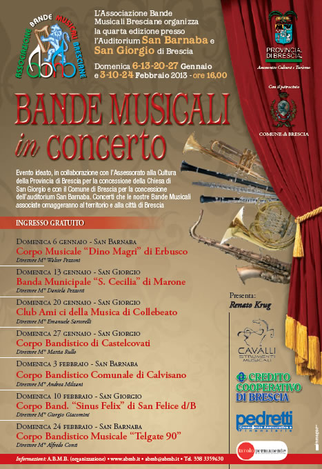 Bande Musicali in Concerto a Brescia Bande Musicali in Concerto a Brescia