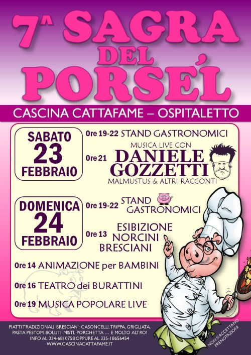 sagra del porsel alla cascina Cattafame