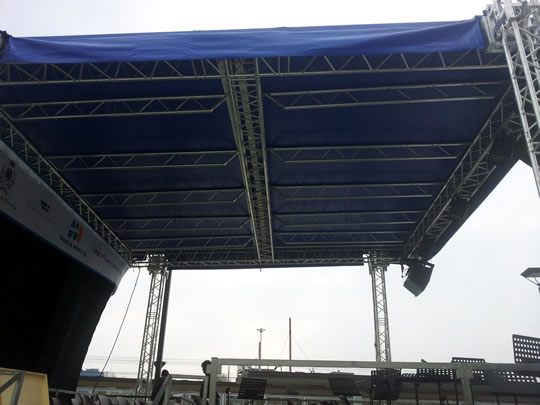 palco per concerti a Brescia