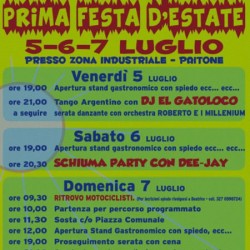 Prima Festa d' Estate a Paitone