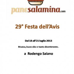 29° festa Avis Rodengo Saiano