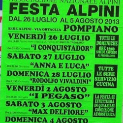 festa degli alpini a Pompiano
