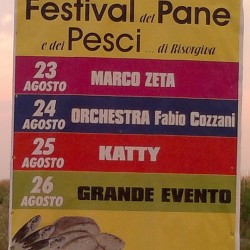 Festival del Pane e dei Pesci- locandina