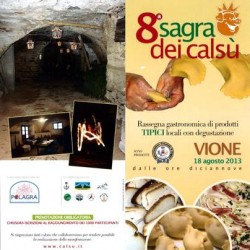 sagra del Calsù di Vione