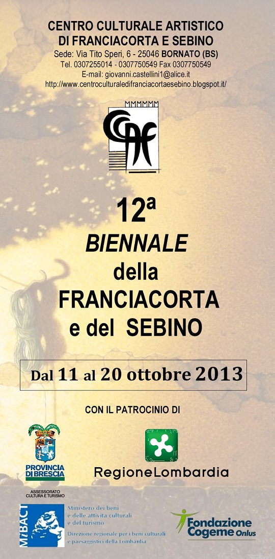 XII Biennale di Franciacorta e del Sebino 2013