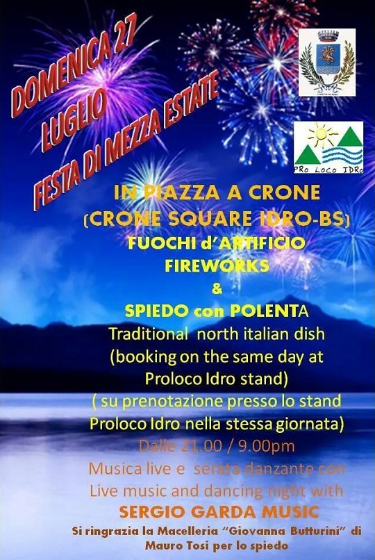 Festa di mezza Estate 2014 Crone di IDRO