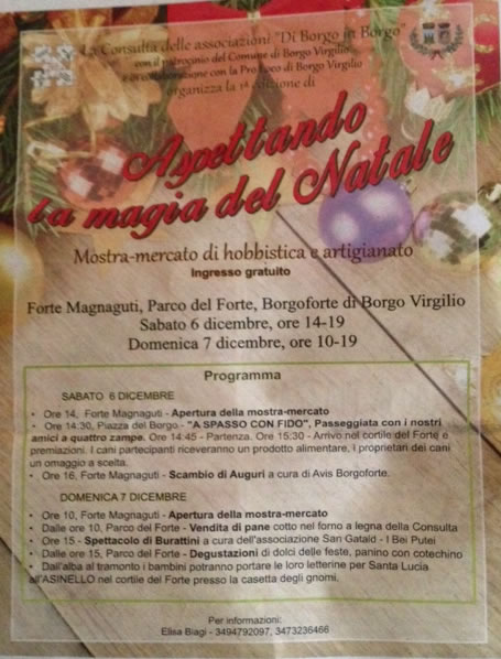 Aspettando la Magia del Natale a Borgo Virgilio (MN)