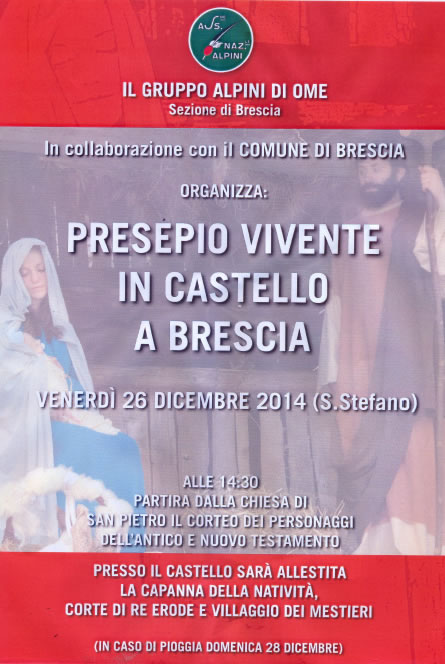 Presepio Vivente in Castello a Brescia