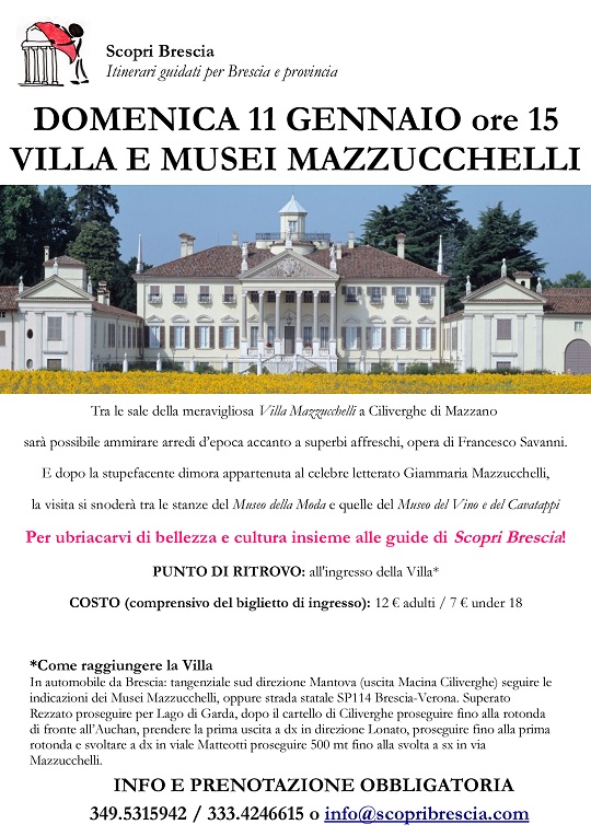 Villa Mazzucchelli con Scopri Brescia