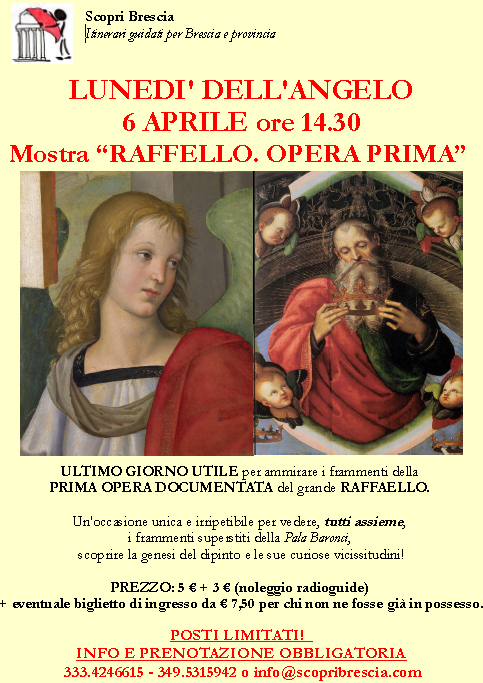 Lunedì dell'Angelo alla Mostra Raffaello