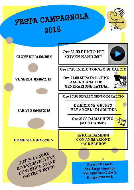 Festa Campagnola 2015 a Borgo Poncarale