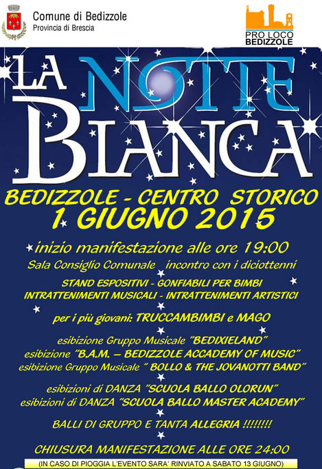 La Notte Bianca a Bedizzole