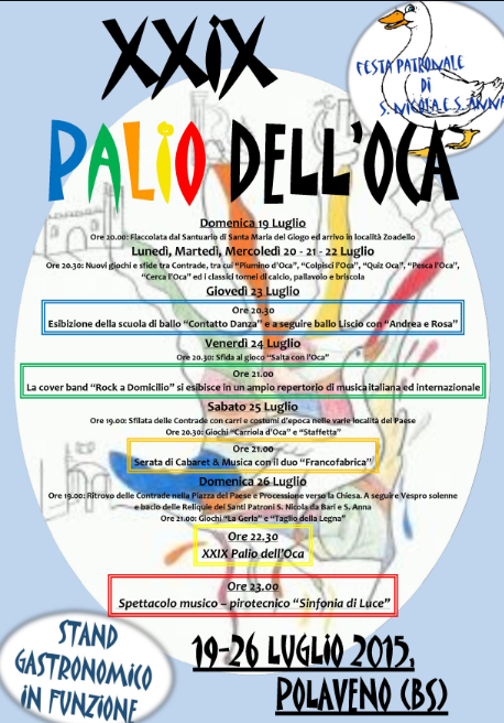 29 Palio dell'Oca a Polaveno