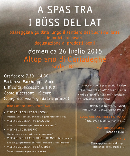 A Spass tra i Buss del Lat a Serle