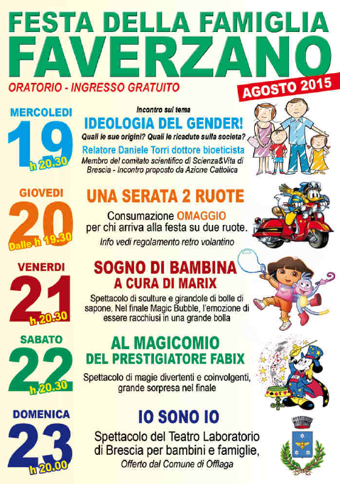Festa della Famiglia a Faverzano
