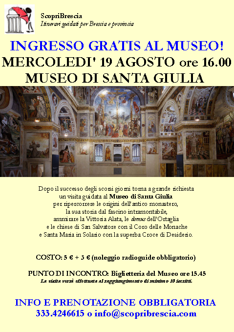 Museo di Santa Giulia con Scopri Brescia
