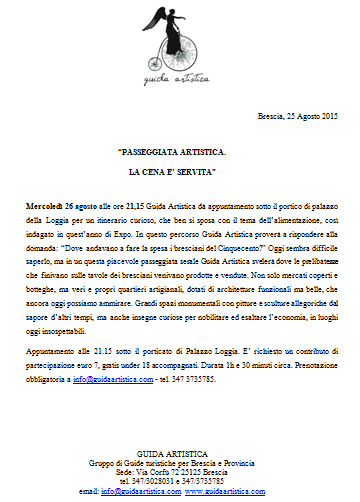 Passeggiata Artistica a Brescia