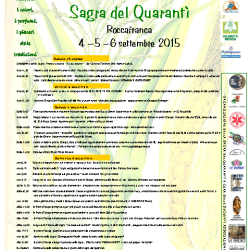 Sagra del Quarantì 2015 a Roccafranca