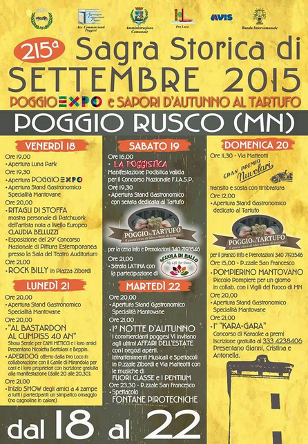 215 Sagra Storica a Poggio Rusco MN