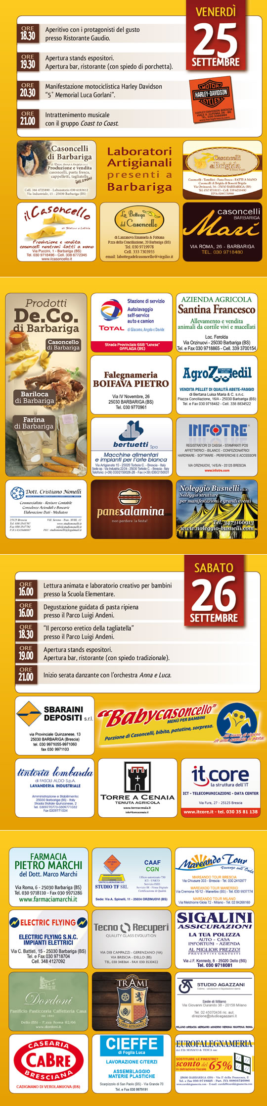 programma fiera casoncello 2015