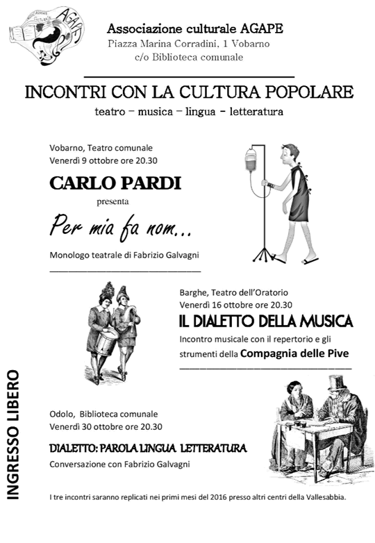 Incontri con la Cutura Popolare a Vobarno