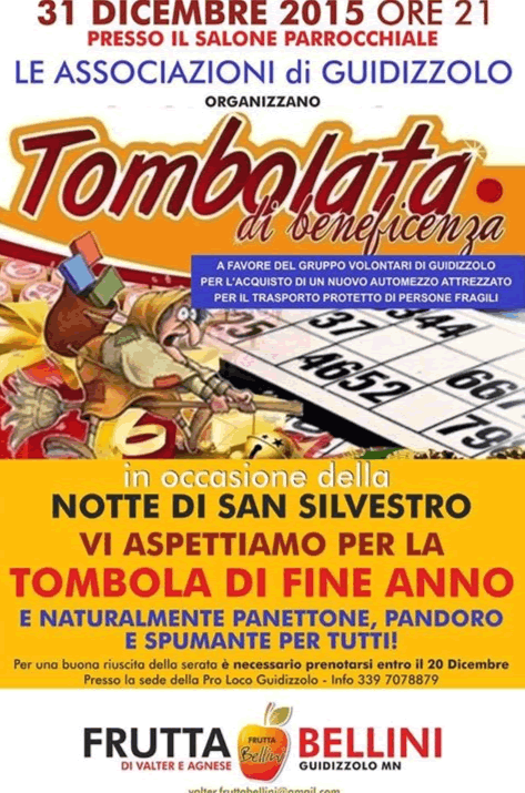 Tombolata di Beneficenza a Guidizzolo MN