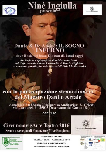 Dante e De Andrè Il Sogno Inferno a Desenzano