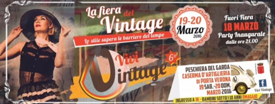 La Fiera del Vintage a Peschiera del Garda VR