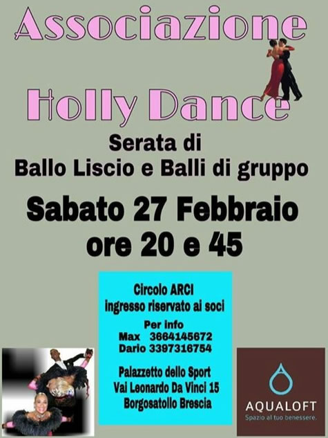 Serata Ballo Liscio e Balli di Gruppo a Borgosatollo