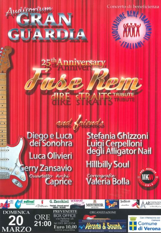 25 Anniversary Fase Rem Dire Straits Tribute a Verona