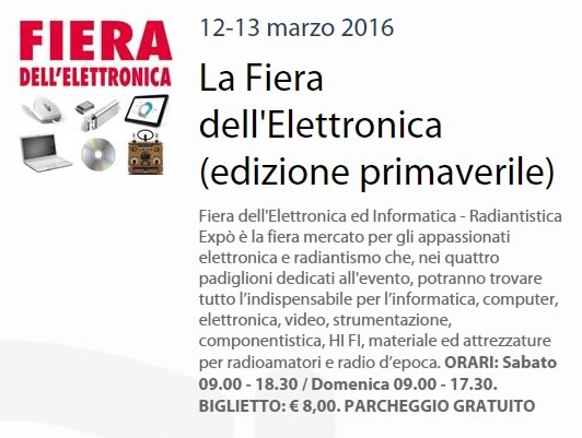 Fiera dell'Elettronica a Montichiari