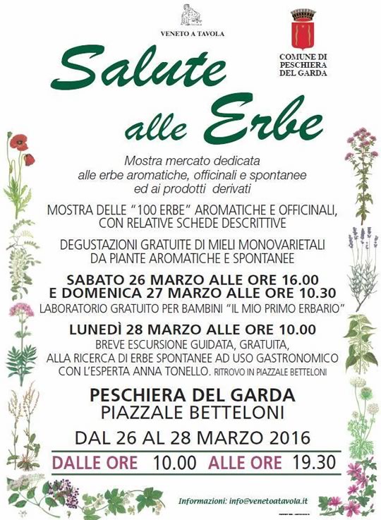 Salute alle Erbe a Peschiera del Garda VR