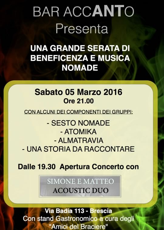 Tributo Nomadi a Brescia