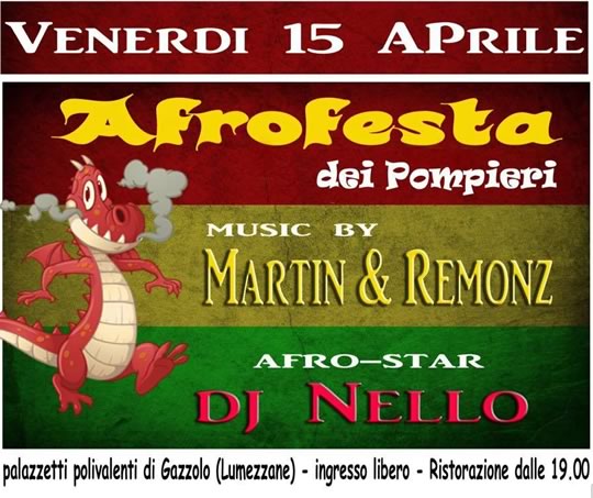 Afrofesta dei Pompieri a Lumezzane 