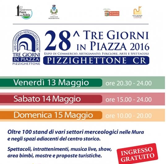 28 Tre Giorni in Piazza a Pizzighettone CR