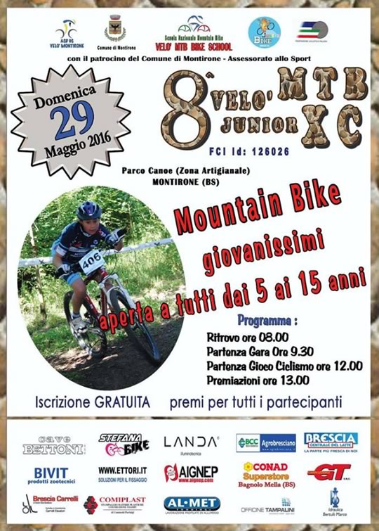 8 Velo Junior MTB XC a Montirone