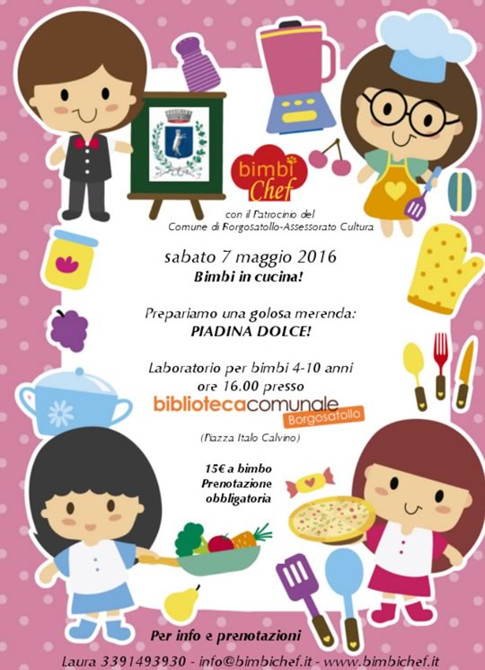 Bimbi Chef a Borgosatollo