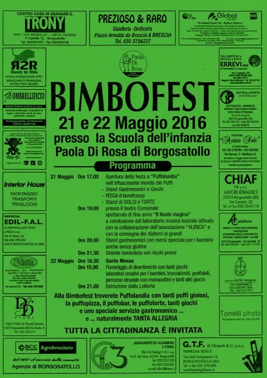 BimboFest a Borgosatollo 