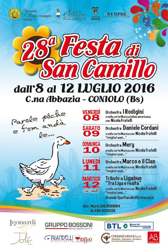28 Festa di San Camillo a Coniolo